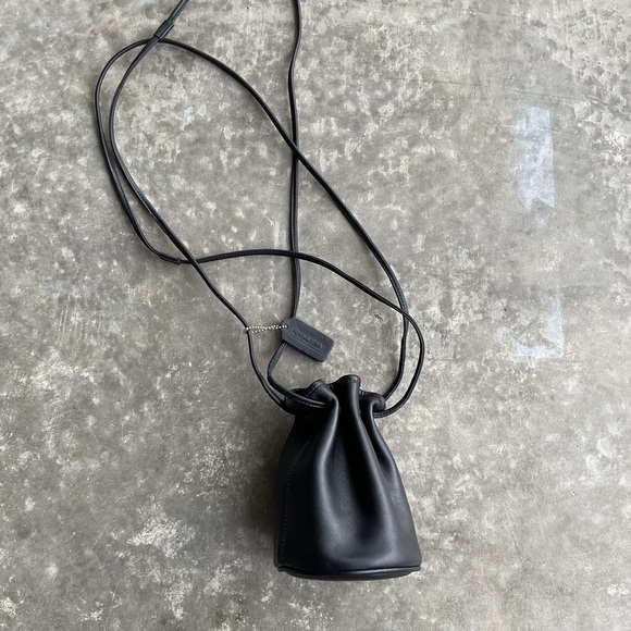 Vintage Coach Black Leather Littleton Shoulder Bag 4144 - Picture 3 of 15